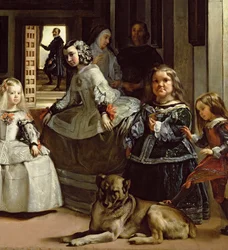 Las Meninas oder Die Familie von Philipp IV., ca. 1656 (Detail)